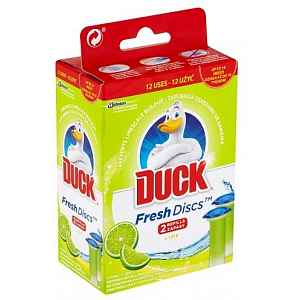 Duck Fresh Disc čistič WC limetka náplň  2x 36 ml