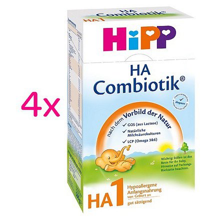 HIPP MLÉKO HiPP HA1 Combiotic 4 x 500g