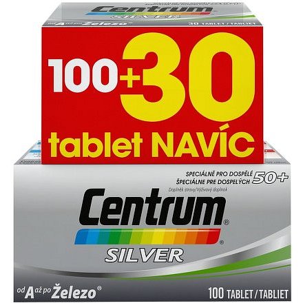 Centrum SILVER s multi-efektem 100+30 tablet