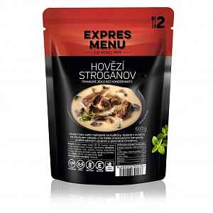 EXPRES MENU Hovězí Stroganoff 2 porce