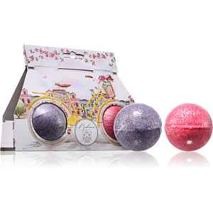Bohemia Gifts & Cosmetics Jedem Bomby Rozjeď to šumivá koule do koupele vůně Lavender + Rosehip & Rose 2x110 g
