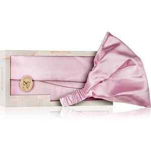 Revolution Haircare Curl Protector Satin Headband saténová čelenka pro vlnité a kudrnaté vlasy odstín Pink 1 ks