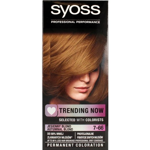 Syoss barva na vlasy 7-66 Podzimní blond 50ml