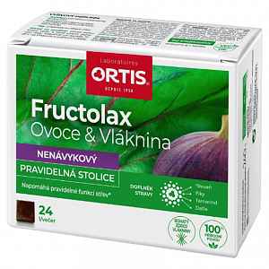 ORTIS Fructolax 24 žvýkacích kostek CZ/SK