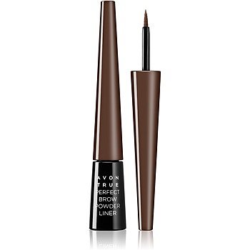 Avon True Colour krémový barevný pudr na obočí odstín Dark Brown