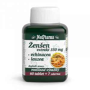 MedPharma Žen-šen+echinacea+leuzea orální tobolky 67