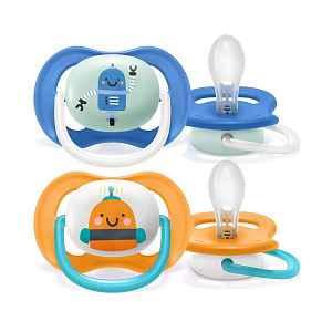 Philips AVENT Šidítko Ultra air Play 6-18m mix, 2 ks