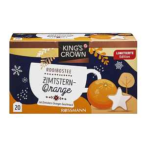 King's Crown Čaj Rooibos Skořice a pomeranč 50 g
