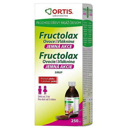 ORTIS Fructolax Sirup pro děti 250 ml