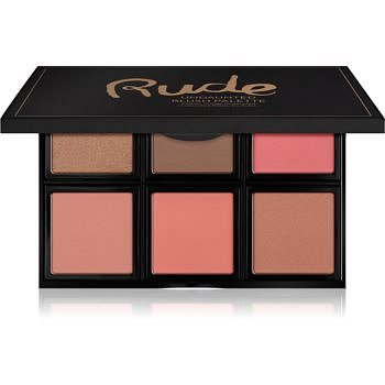 Rude Cosmetics Face Palette Undaunted konturovací paletka tvářenek 18 g