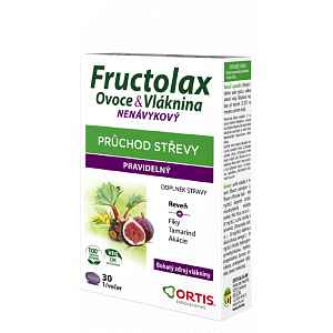 Fructolax Ovoce&Vláknina TABLETY 30