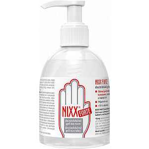 NIXX FORTE Dezinfekční gel na ruce 250 ml s dávkovačem
