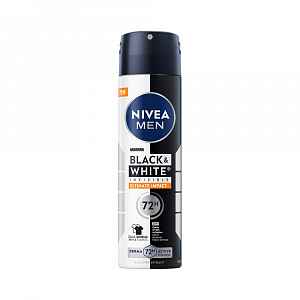 Nivea Antiperspirant ve spreji Men Invisible Black & White Ultimate Impact  150 ml