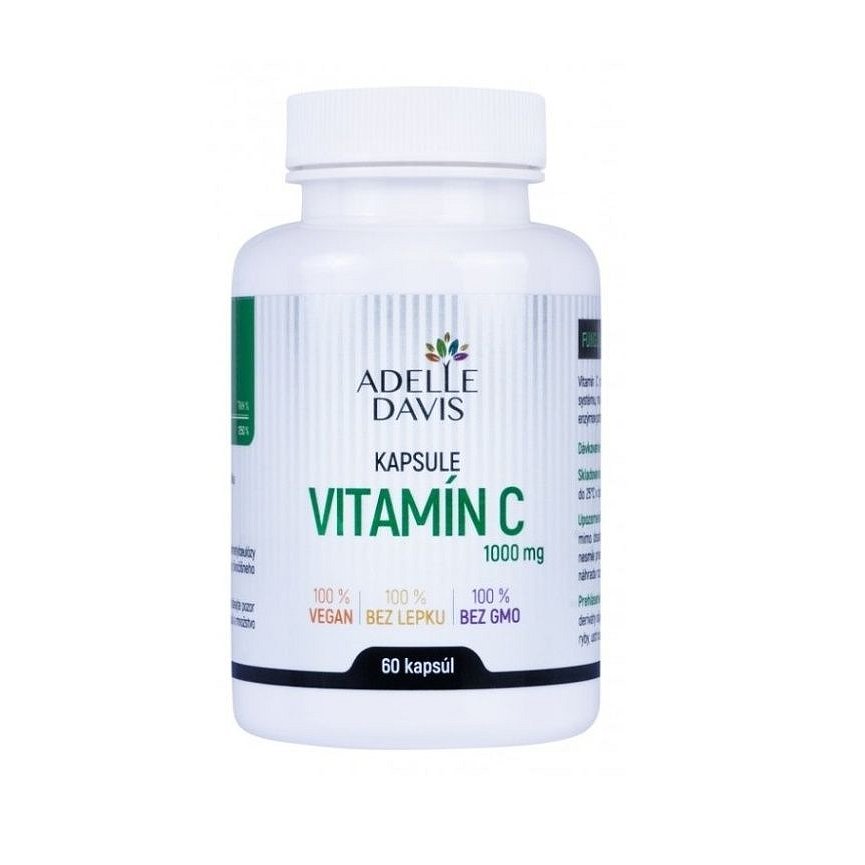 Adelle Davis Vitamín C 1000 mg 60 kapslí