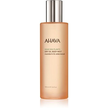 Ahava Dead Sea Plants Mandarin & Cedarwood suchý tělový olej ve spreji mandarinka a cedrové dřevo  100 ml