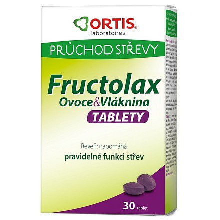 Fructolax Ovoce&Vláknina TABLETY 30