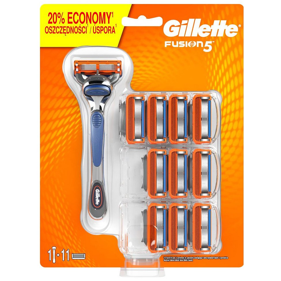 Gillette Fusion Manual strojek + 11 hlavic