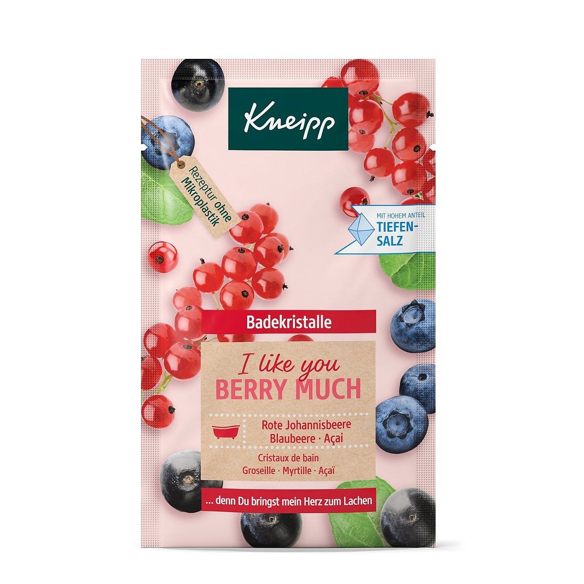 Kneipp Sůl do koupele I like you berry much 60 g