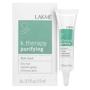 Lakmé K.Therapy Purifying Matt Mask šamponový peeling pro mastné vlasy 6 x 15 ml
