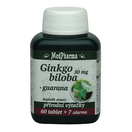 MedPharma Ginkgo biloba+guarana orální tobolky 67