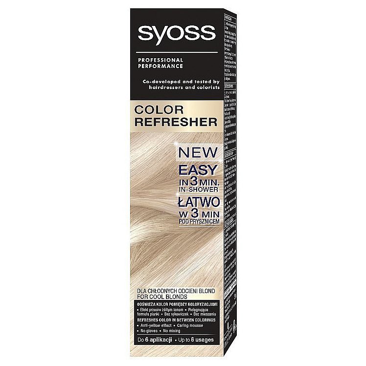 Syoss Color Refresher Pro ledové blond odstíny 75ml