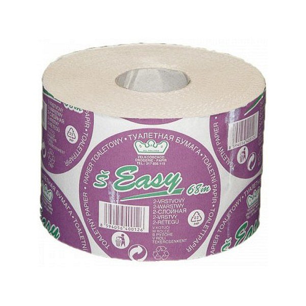 Toaletní papír Easy Ekonomik - přírodní barva 2vrstvý 1 ks