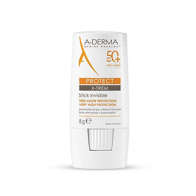 A-derma Protect X-TREM Transparentní tyčinka SPF50+ 8 g