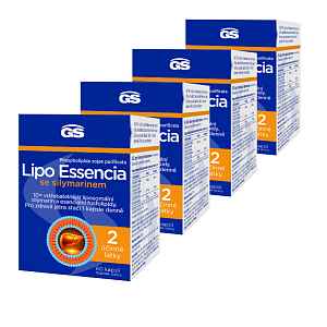 GS Lipo Essencia se silymarinem, 4 x 60 kapslí