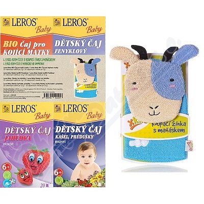 LEROS BABY BIO dětské čaje mix+žínka 4x20ks