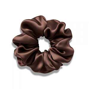 Pilō Pilō | Silk Hair Ties - Brunette Large 100% hedvábné gumičky do vlasů