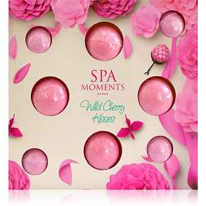 Spa Moments Wild Cherry Kisses šumivé koule do koupele
