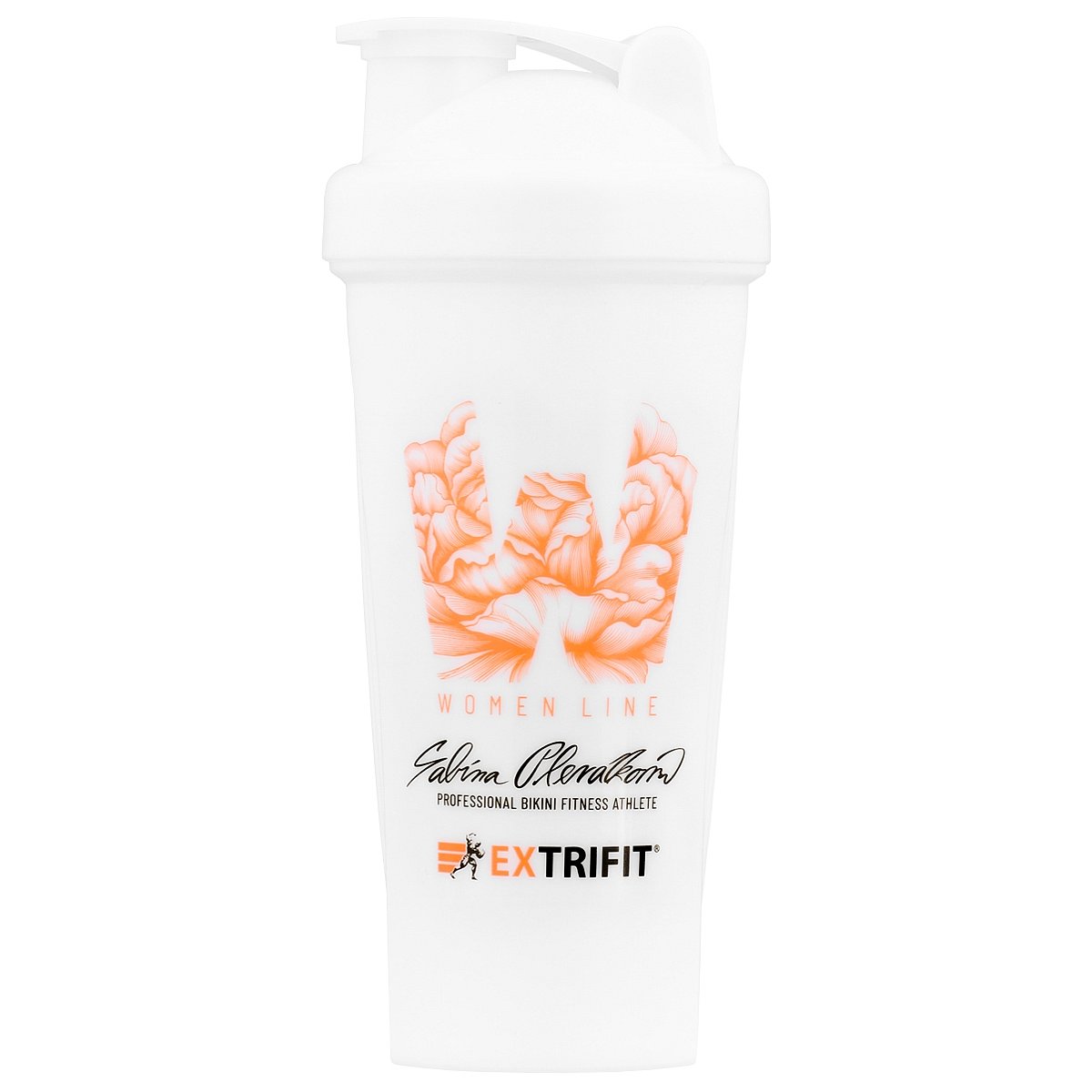 Extrifit Shaker Extrifit Women Line 600ml bílý