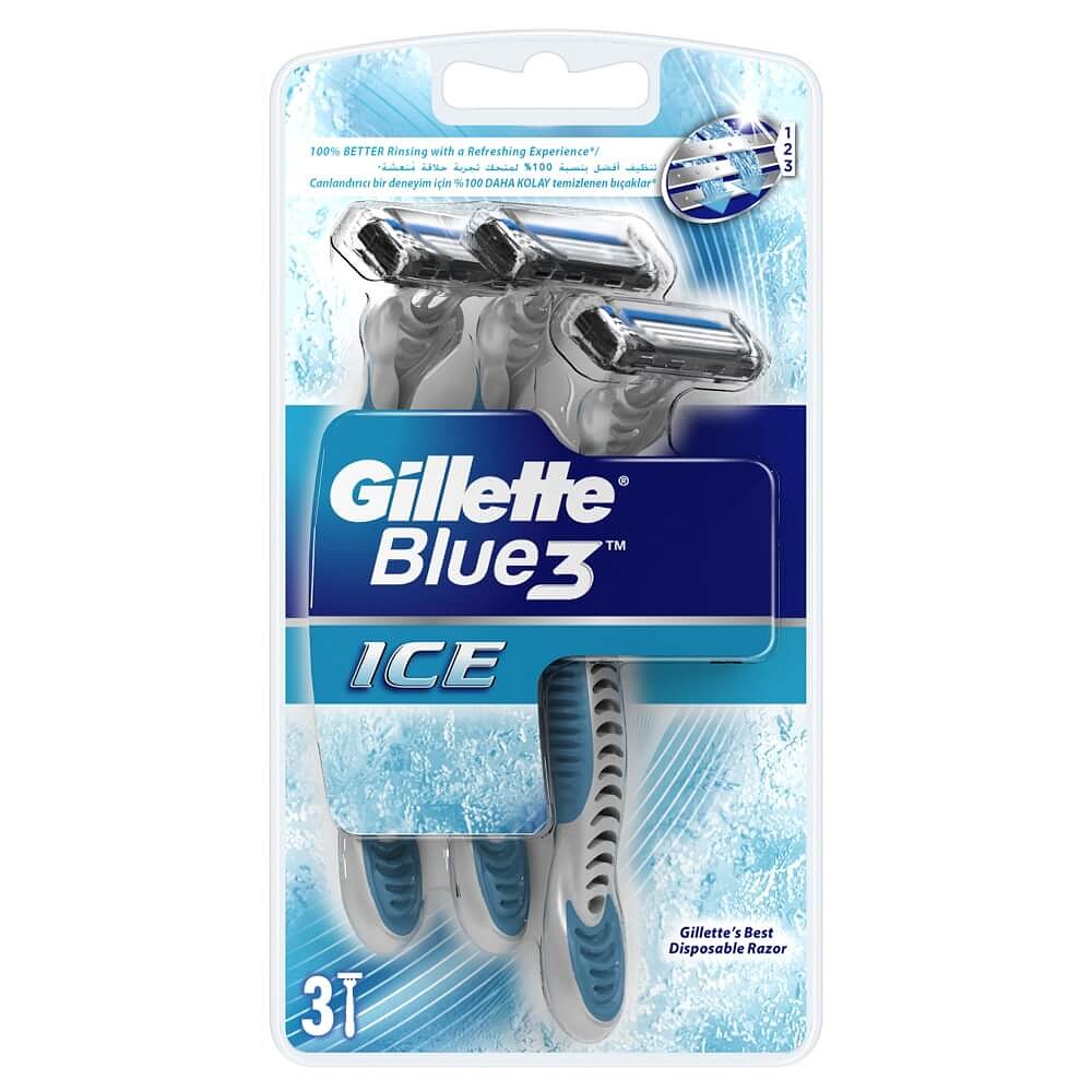 GILLETTE blue3 ice holítka 3ks