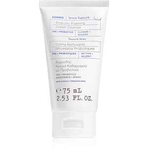 Korres Greek Yoghurt Probiotic Foaming Cream Cleanser krémová čisticí pěna s probiotiky 75 ml
