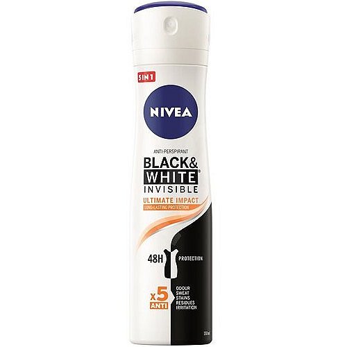 Nivea Antiperspirant ve spreji Black & White Invisible Ultimate Impact  150 ml