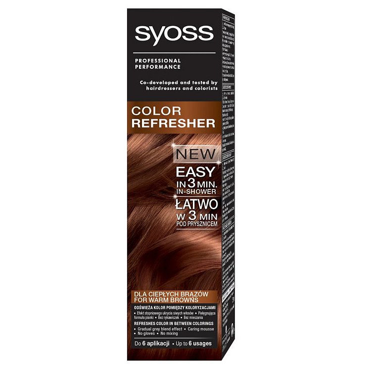 Syoss Color Refresher Pro teplé hnědé odstíny 75ml