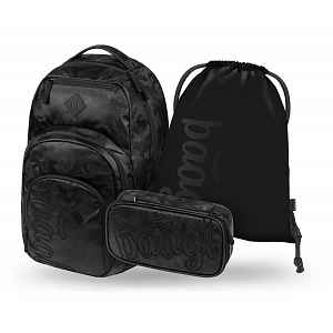 Baagl Školní set Coolmate Onyx