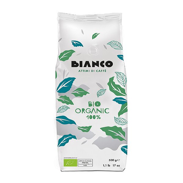 BIANCO 100% BIO ORGANIC Zrnková káva 500g