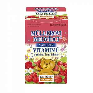 Dr. Müller Müllerovi medvídci s vitaminem C lesní jahoda 45 tablet