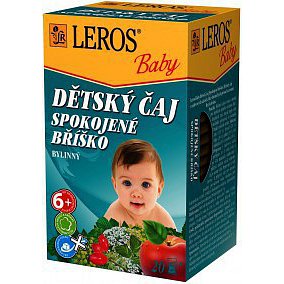 LEROS BABY Dětský čaj Spokojené bříško 20x2g