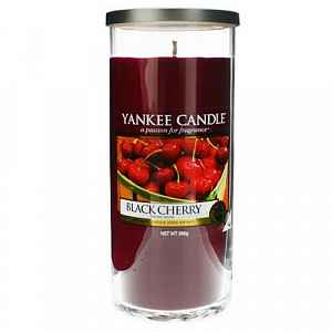 Yankee Candle Aromatická svíčka ve skleněném válci Black Cherry  566 g