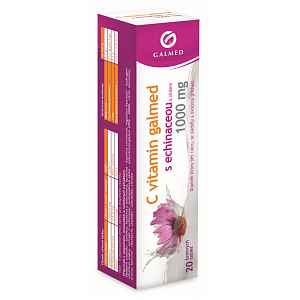 Galmed Vitamin C 1000mg s echinaceou 20 šumivých tablet