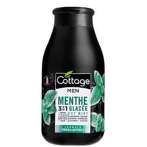 Cottage Shampoo-Shower Gel Icy Mint Fresh Effect šampón a sprchový gel 3 v 1 ledová máta 250ml