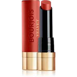 Bourjois Rouge Velvet The Lipstick dlouhotrvající rtěnka s matným efektem odstín 53 Caramel Salé 2.4 g
