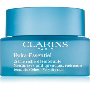 Clarins Hydra-Essentiel bohatý hydratační krém pro velmi suchou pleť  50 ml