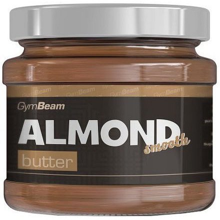 GymBeam 100% Mandlové máslo smooth - 340 g