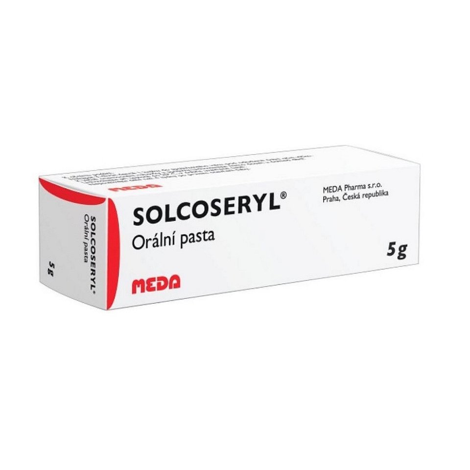 SOLCOSERYL 2,125MG/G+10MG/G orální podání PST 1X5G