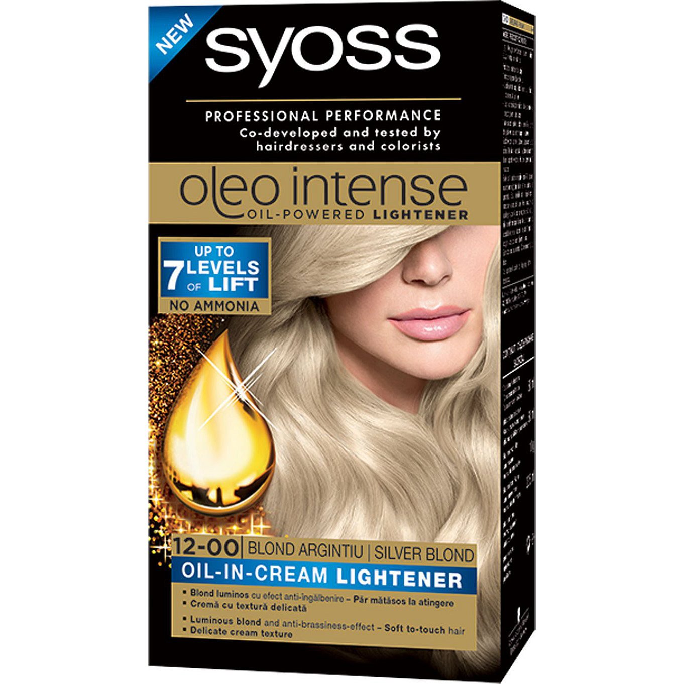 Syoss Oleo Intense 12-00 Stříbřitě blond 50ml