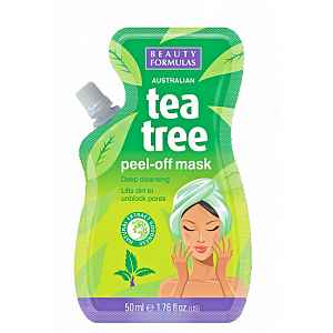 Beauty Formulas Tea tree pleťová maska 50ml