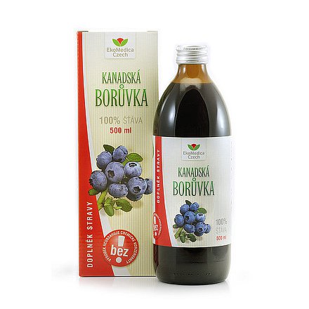 EkoMedica Kanadská borůvka 500ml